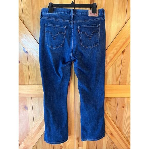 Levi's Women's Boot Cut Jeans - Dark Blue - Picture 4 of 9